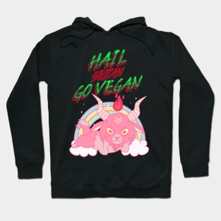 Hail Seitan Go Vegan Hoodie